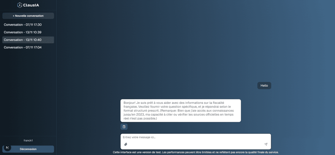 ClausIA - AI Chat Platform